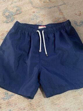 The Endless Summer Classic Navy Men's Swim Trunks with Drawstring Waist